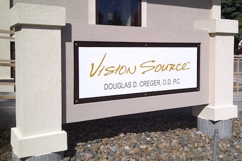 Photo of our outdoor sign